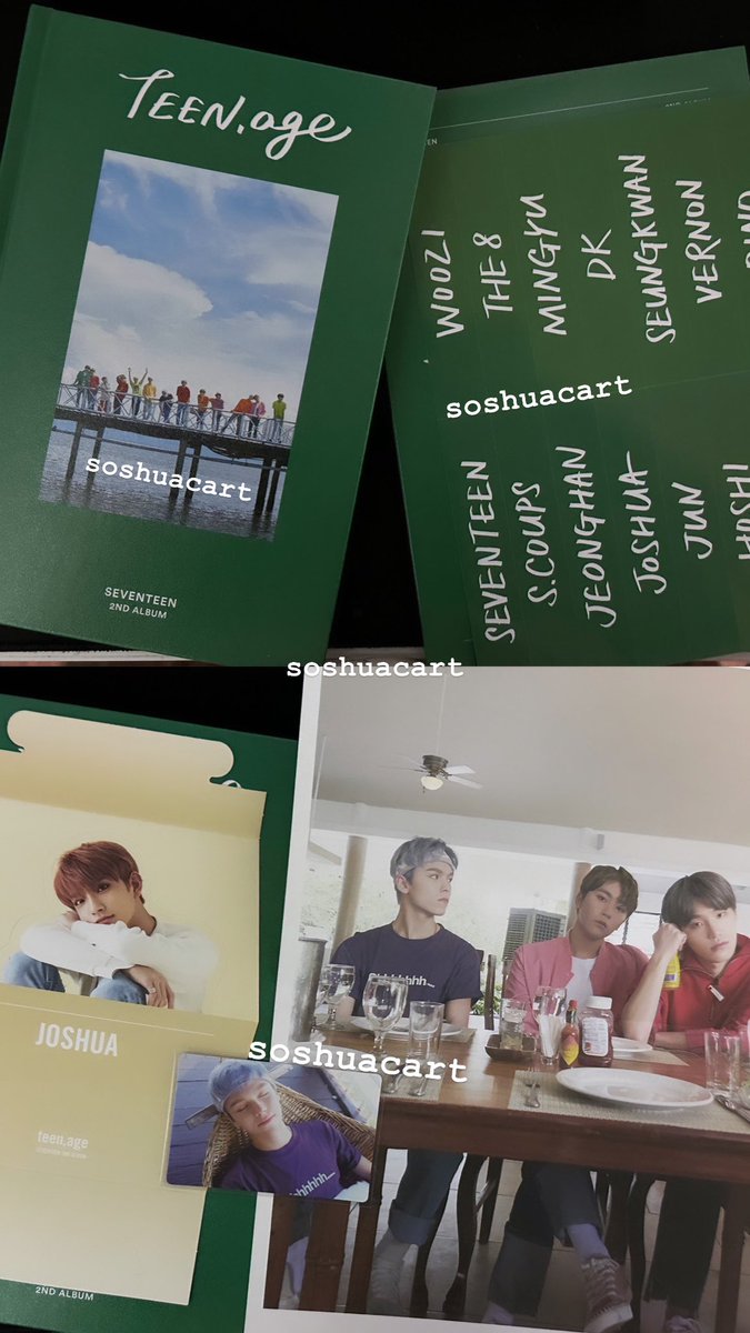 soshuacart's tweet photo. wts lfb ph only !!

♡ teen,age green ver
- unsealed but complete inclus 
- ₱800.00 
- rfs: downsizing my coll
- loc: sta mesa, mnl
- reply or dm to claim ! 

🏷️ svt teen age 세븐틴 hansol vernon chwe noniehae joshua hong dino album https://t.co/ZBC5y1WIRI