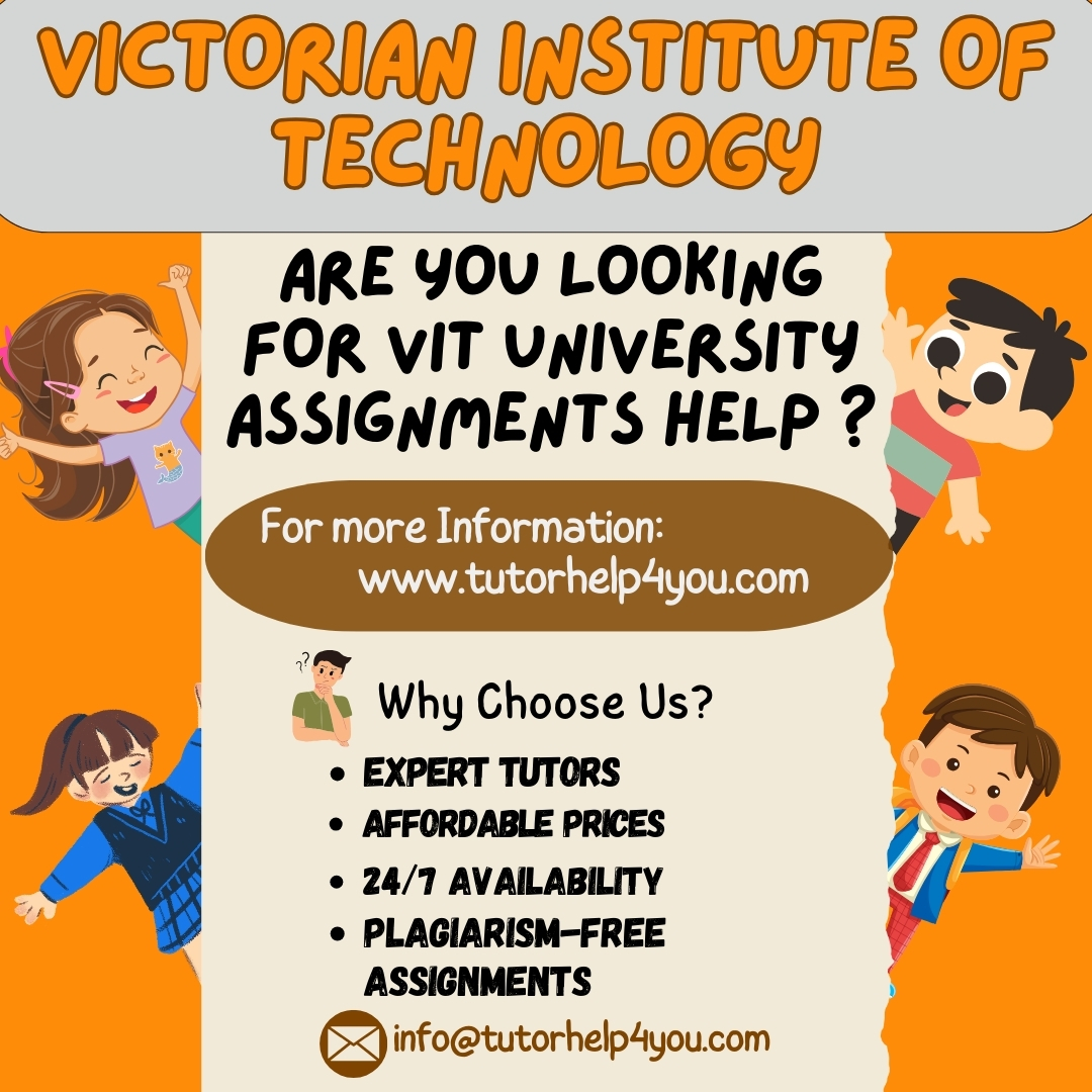 tutorhelp4you_'s tweet image. Need VIT University Assignment Help? Get expert guidance for your projects, essays, and reports. Quick solutions, plagiarism-free work, and 24/7 support. Visit TutorHelp4You now! 📚✅ #VITAssignmentHelp
