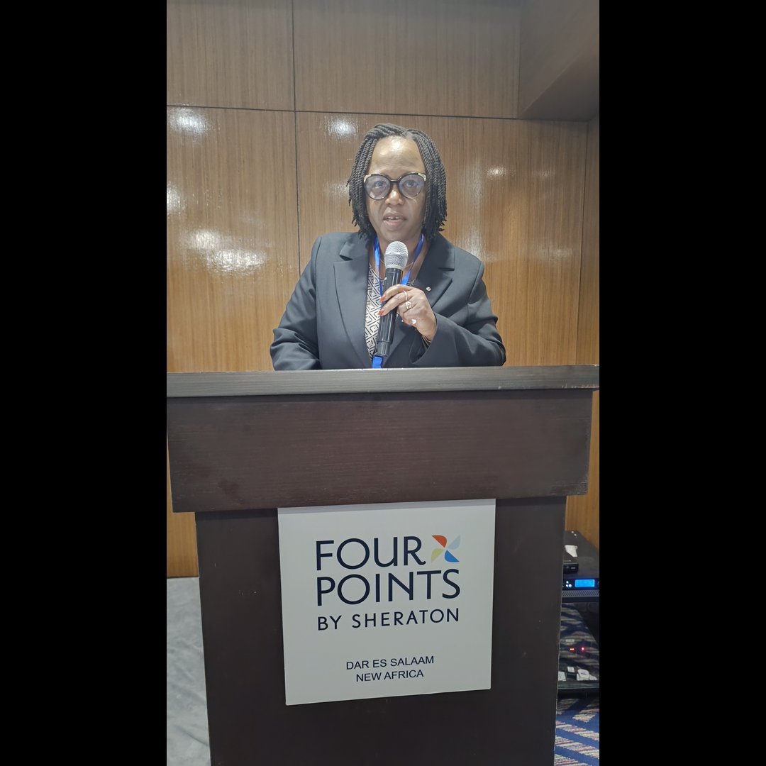 Dr. Rose Sallema Mtui (WIOMN - Country Representative - Tanzania) delivering the welcome note to participants attending the Regional Policy Advisory Group (RPAG) meeting to validate the Regional Mangrove Action Plan (RMAP) in the WIO Region <a href="/NemcTanzania/">NemcTanzania</a> <a href="/WiMSnetwork/">Women in Marine Science (WiMS)</a>