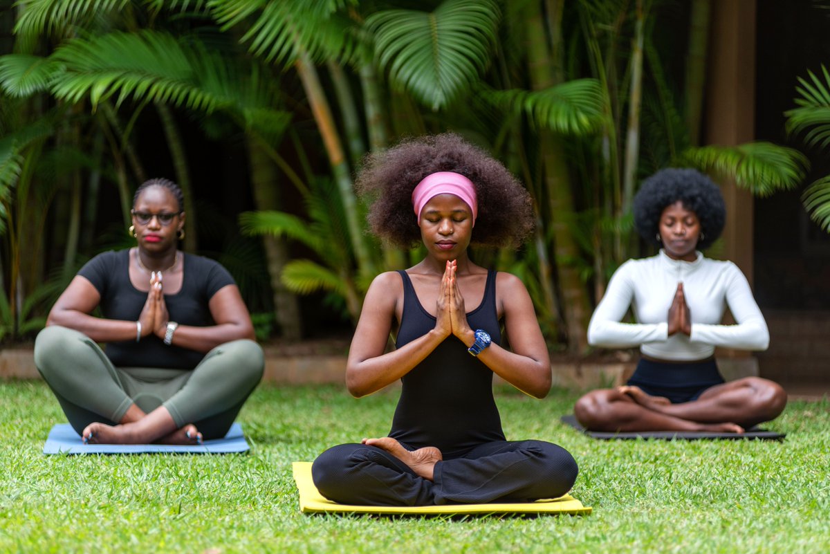Yoga in the lush green!
#StPatricksDay #Entebbe #UgandaTravel