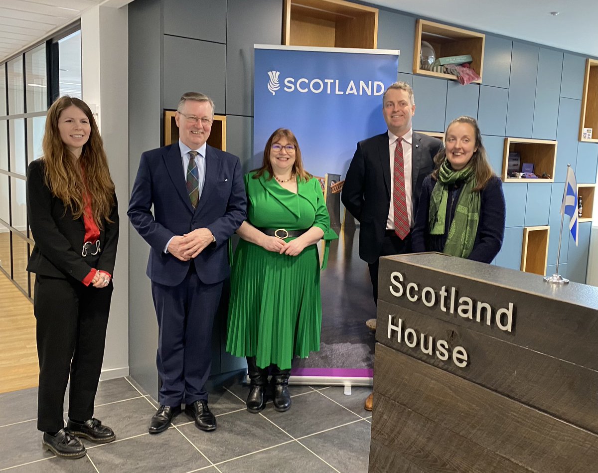 Martin Johnson (@mjohnsonsg1) on Twitter photo Great to welcome Convenor and Deputy Convenor <a href="/SP_CEEAC/">Constitution, Europe, External Affairs & Culture</a> to Scotland House today, ahead of Brussels meeting of the Trade & Cooperation Agreement Parliamentary Partnership Assembly (PPA).
Important Scotland’s voice is heard, as we seek to enhance cooperation with EU partners. Great to welcome Convenor and Deputy Convenor <a href="/SP_CEEAC/">Constitution, Europe, External Affairs & Culture</a> to Scotland House today, ahead of Brussels meeting of the Trade & Cooperation Agreement Parliamentary Partnership Assembly (PPA).
Important Scotland’s voice is heard, as we seek to enhance cooperation with EU partners.