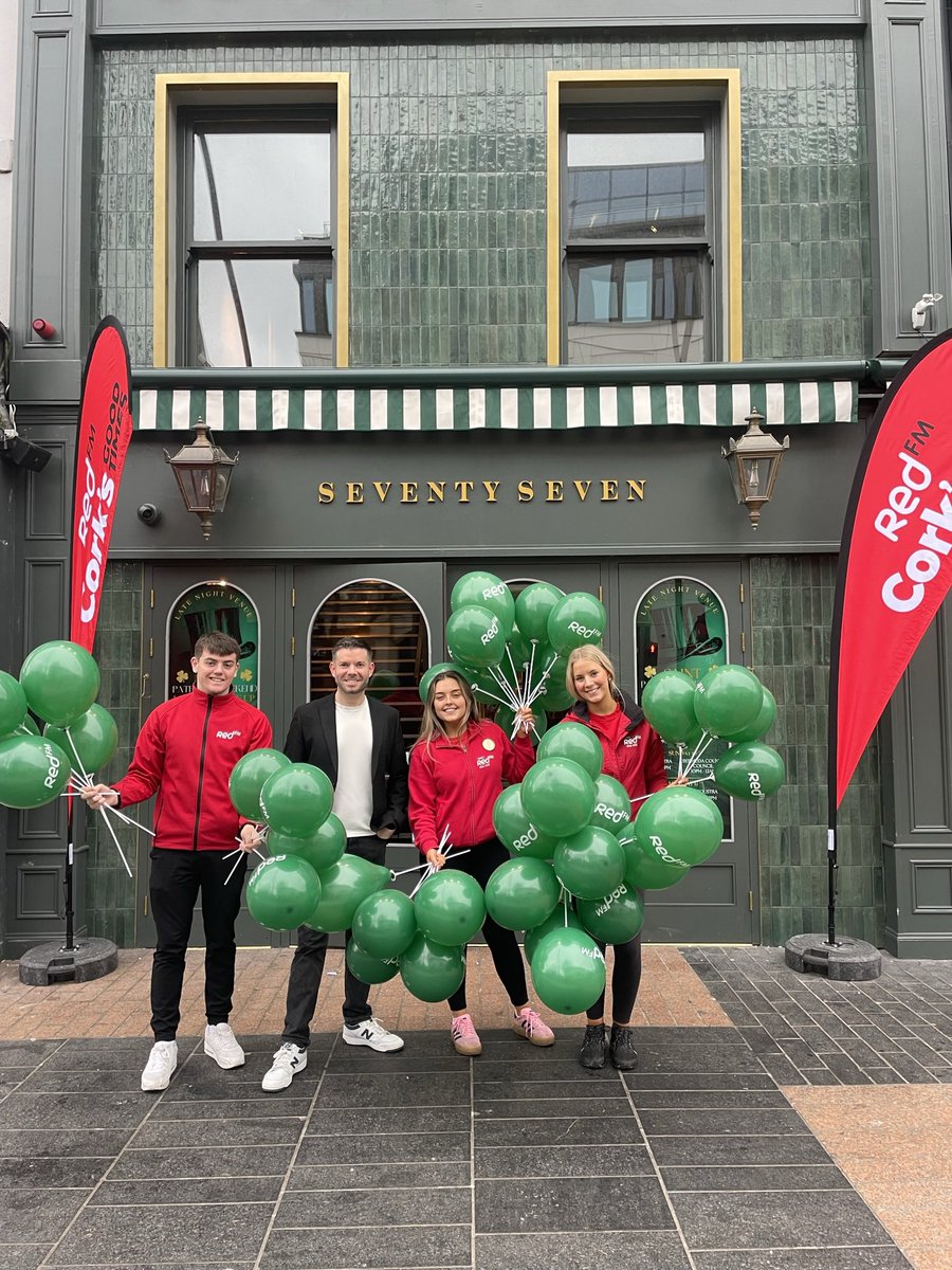 We’re live from Seventy Seven for the Cork St.Patrick’s Day Parade! <a href="/ColmOSully/">Colm O'Sullivan</a> will have all your parade updates! Crowds are starting to gather in the city for the parade at 1pm!  <a href="/corkcitycouncil/">Cork City Council</a>