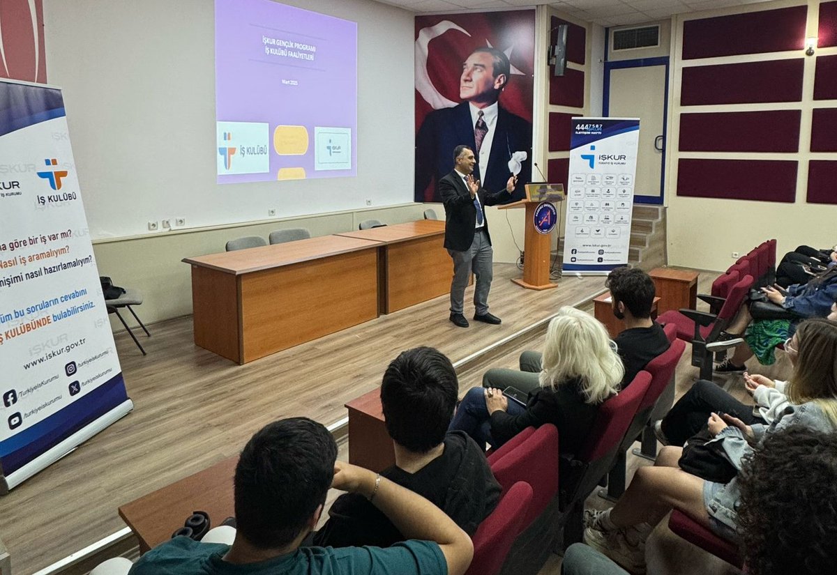 🚀 Akdeniz Üniversitesi'nde okuyan ve İŞKUR Gençlik Programına katılan Manavgat Meslek Yüksekokulu öğrencilerine yönelik eğitim düzenledik.

#İşingeleceği 
#İştekazananyeninesil 
#İŞKURdaİşVar