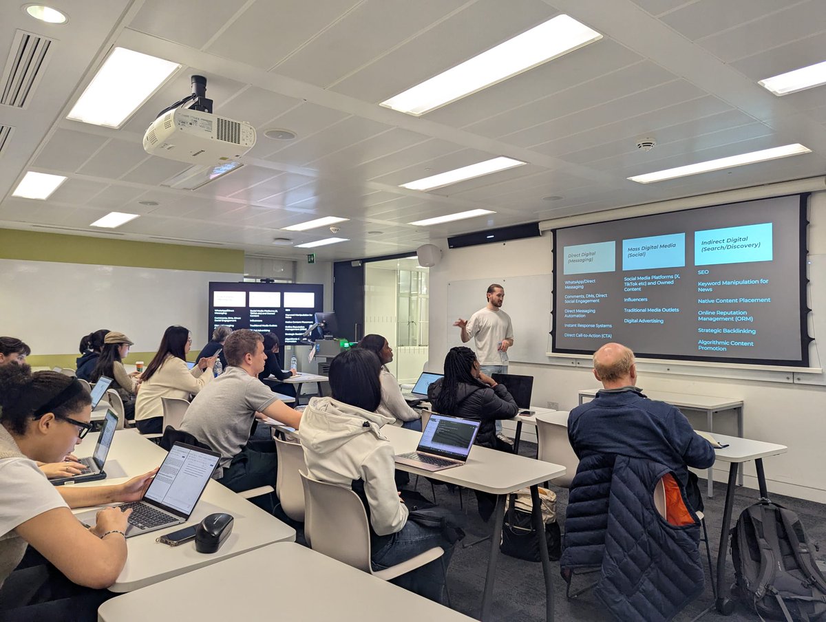 Centre for Grand Strategy (@kcl_cgs) on Twitter photo Join us for <a href="/JockMcMillan/">Jock McMillan</a> seminar on Digital Diplomacy - How Social Media Shapes States!
Seminar 3: The Evolution of Diplomacy in the Digital Age
🗓️Mon 17 March
🕡 6pm - 7pm
📍Bush House (SE) 1.01
tickettailor.com/events/kingsco… Join us for <a href="/JockMcMillan/">Jock McMillan</a> seminar on Digital Diplomacy - How Social Media Shapes States!
Seminar 3: The Evolution of Diplomacy in the Digital Age
🗓️Mon 17 March
🕡 6pm - 7pm
📍Bush House (SE) 1.01
tickettailor.com/events/kingsco…