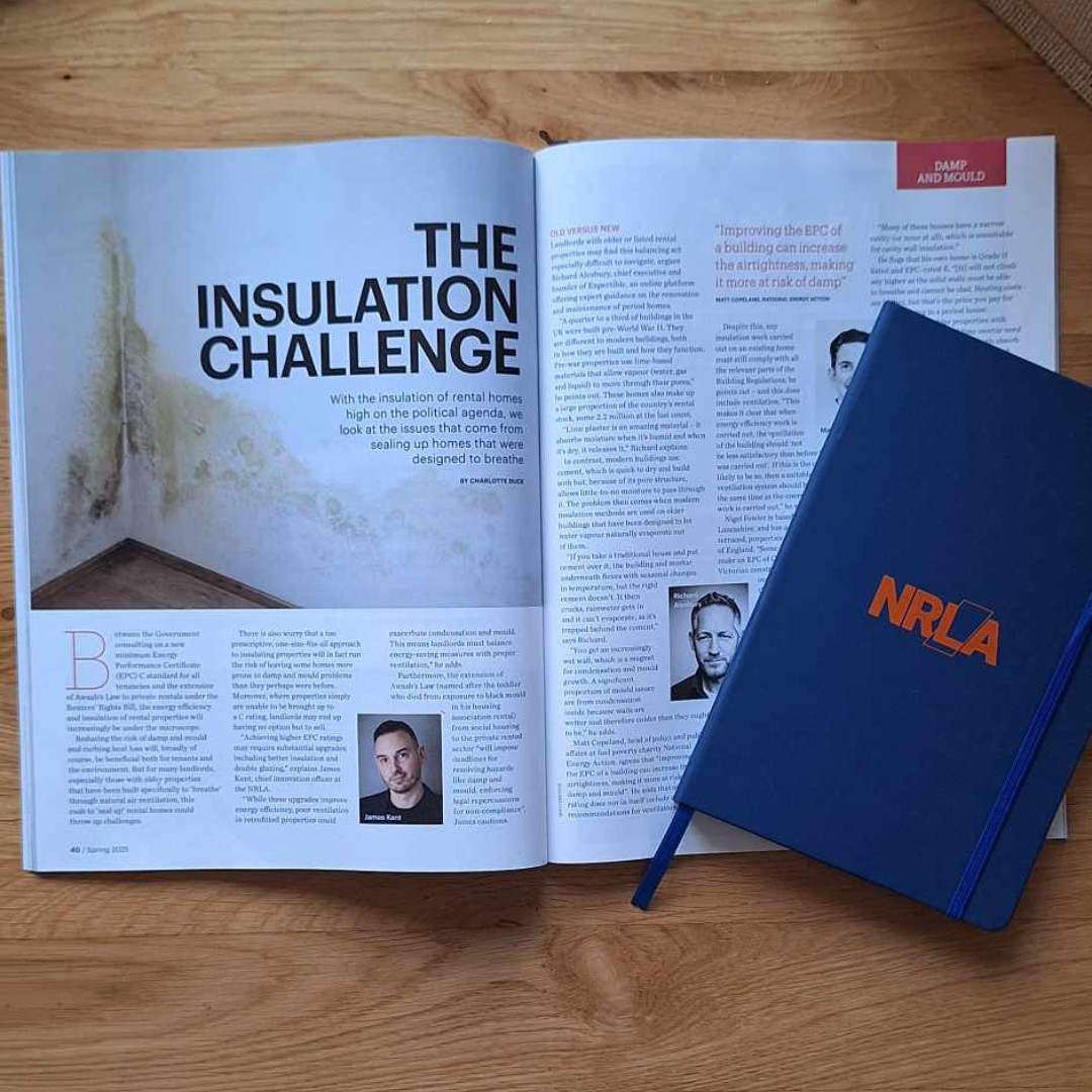🗞 Our founder and the NRLA’s chief innovation officer James Kent shares his insights on insulation and energy efficiency in the Spring issue of #Property magazine, out now! 👇

➡️ Need an EPC? Order one in seconds using Safe2, part of the NRLA! Head to: safe2.co.uk/order