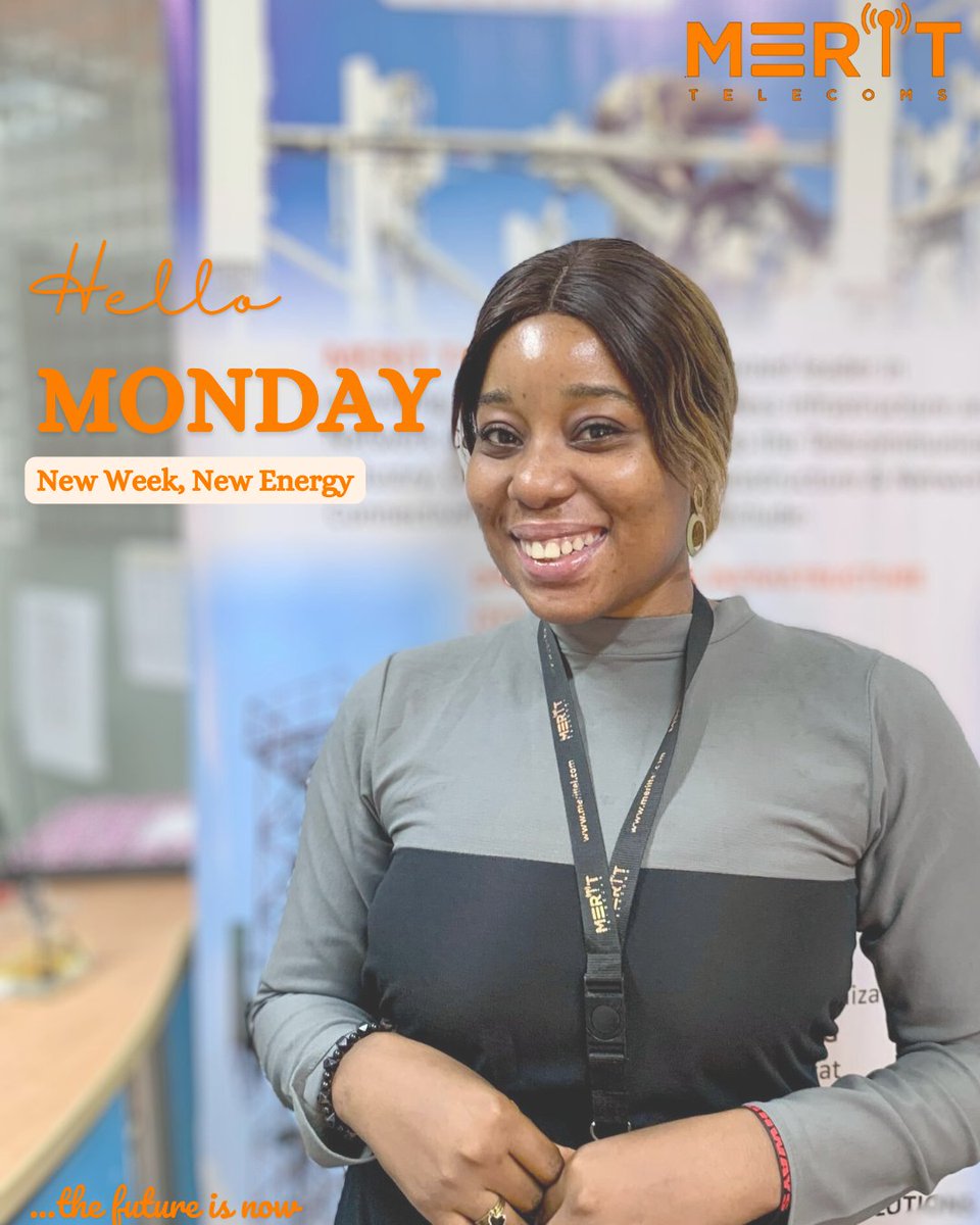 MeritTelecoms's tweet photo. New week, new energy! Have a productive week! #mondaymotivation #newweek #merittelecoms #nationwide https://t.co/0rLFBqR8AG