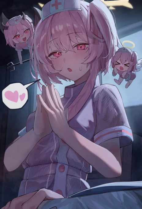 己の誘惑との戦い#ブルアカ 