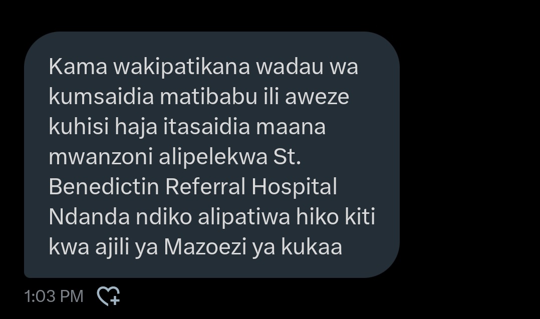 kalage_jr's tweet photo. Mtoto/Mdogo wetu anahitaji kiti cha kumsaidia mizunguko ya kila siku kama kwenda na kurudi shule lakini pia na matibabu ya afya yake.

Namba ya Baba yake 0782964485
Namba ya Mwl/Mkuu 0685694778 https://t.co/iLZIhRLhmp