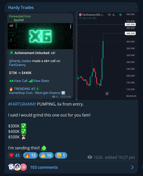 Degen_Hardy's tweet photo. Stacking up more 2025 wins!
#FARTCLUB 20x 🚀
#FARTDADDY 15x 🚀
$DEEPAI 10x 🚀
#FARTGRANNY 6x 🚀
#FARTGIRL 6x 🚀
$HOOD 4x 🚀
#FARTBOY 4x 🚀
$TOOT 4x 🚀
$HIBER 4x 🚀
#HARRYBOLZ 2x 🚀
#HEROESAI 2x 🚀
Are you ready for more wins?!
Join my Telegram channel! 👇 https://t.co/kuDPE2njeP