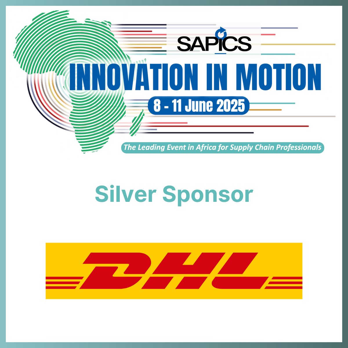 SAPICS01's tweet photo. SAPICS is proud to welcome @DHLsupplychain as a Silver Sponsor of the 2025 SAPICS Conference
With close to 50 warehouses in Africa, DHL is ready to support your business with quality warehousing and supply chain solutions. https://t.co/u8v8LF0FXh