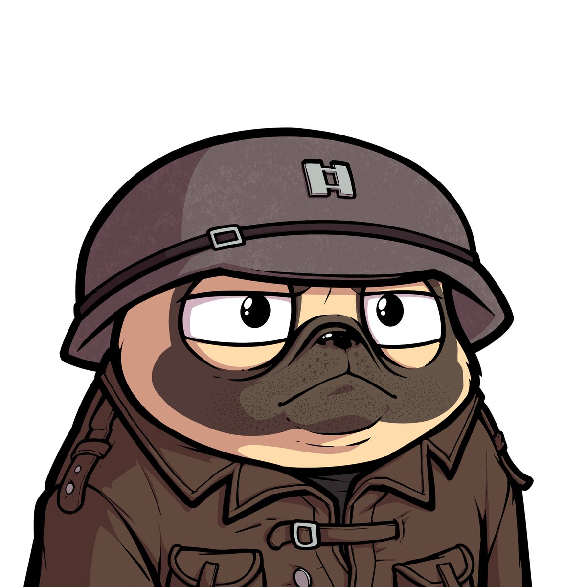 GOOD MORNING I know Mondays are hard but remember puggies are hard to !!.