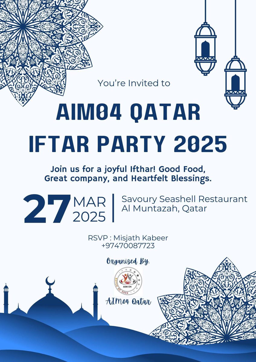 aimguys2004's tweet photo. 🌙 AIM04 Qatar – Iftar Gathering 2025 🌙

#AIM04Qatar #IftarGathering2025 #RamadanBlessings #TogetherWeGrow #stargirls

#Aim04 #mediaunit https://t.co/BJOkfbTZ5f