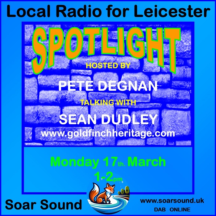 Leic58's tweet photo. Award winning local community radio station, #Soarsound, proudly presents the #Spotlight show, hosted by Pete Degnan.
Working with the unsung heroes of various local charities, community groups & individuals in order to promote relevant projects & events to the wider audience https://t.co/v25VuRs9p5