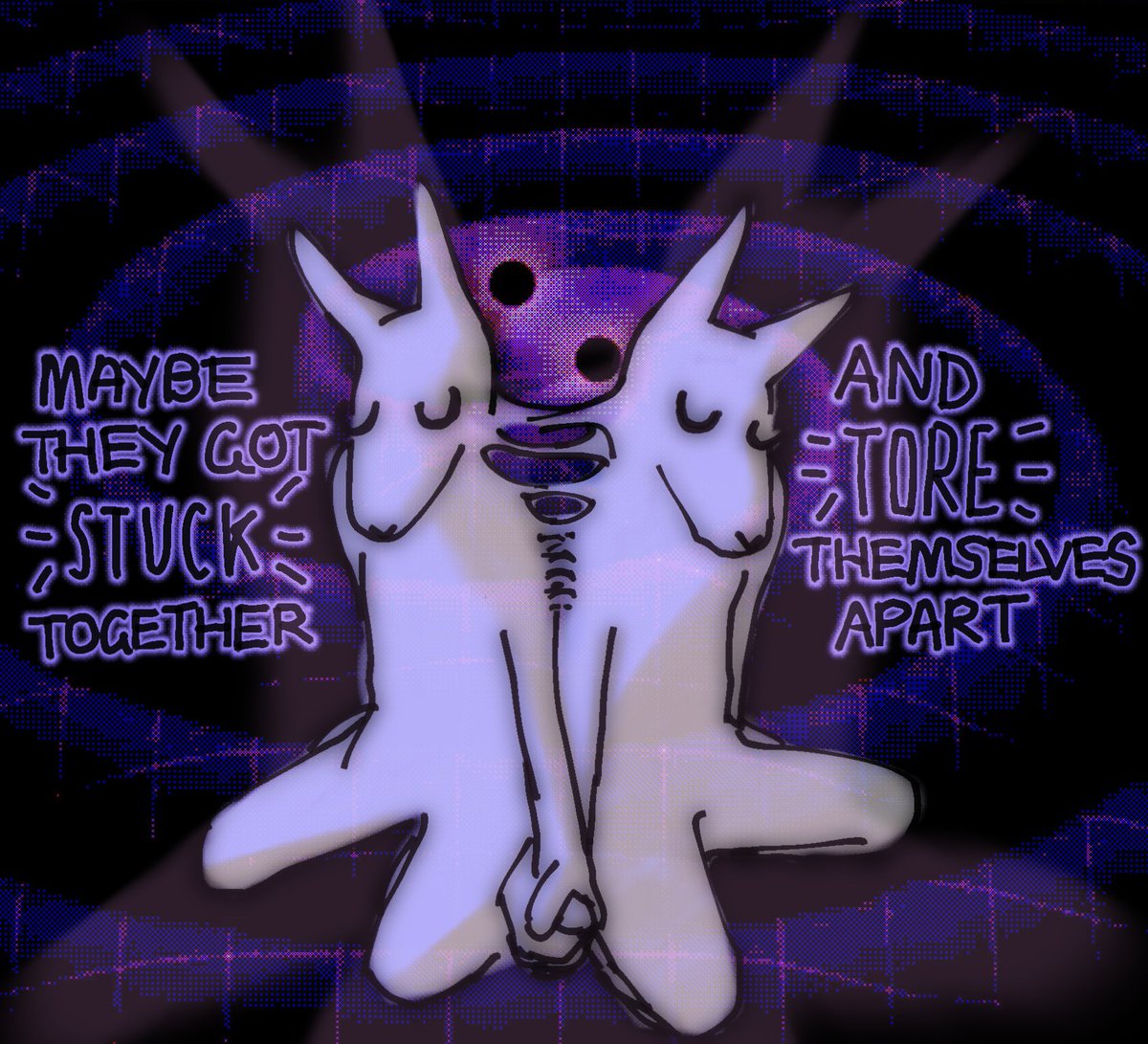 clozaphim's tweet photo. quick doodle on the train home ig #carseatheadrest #csh #twinfantasy #furryart https://t.co/92DUqA0G3o