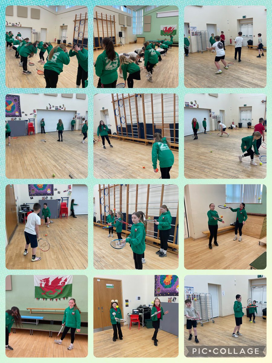 Mae dosbarth Eryr wedi mwynhau ein gwers tenis heddiw yn ymarfer sgiliau rali a gwaith tîm! 
Diolch i <a href="/WrexhamTC/">Wrexham Tennis & Padel Centre</a> am yr holl hwyl a sbri 🎾🏓