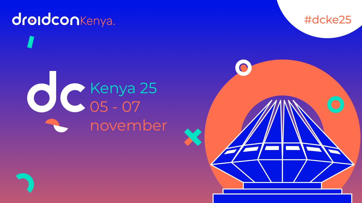 droidconke's tweet image. 🚀 It's official! #dcke25 is happening from 5th-7th November 2025! 🎉 Get ready for 3 days of top-tier Android expertise, networking, and innovation. Mark your calendars and stay tuned for more details! 📅✨ #AndroidDev #TechConference #Nairobi