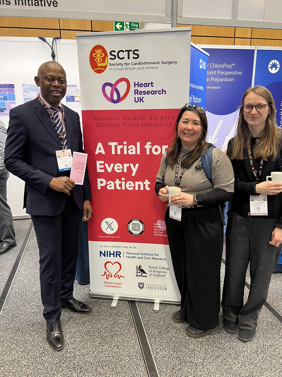Heart Surgery Priority Setting Partnership (@heartsurgerypsp) on Twitter photo FARSTER-care trial team represent!! Come learn how you can get involved at stall 8 in the exhibition hall #scts2025 <a href="/DNgaage/">Leaders in Heart Surgery</a> <a href="/farstercare/">FARSTER-Care</a> <a href="/YorkTrialsUnit/">Surgical Trials</a> FARSTER-care trial team represent!! Come learn how you can get involved at stall 8 in the exhibition hall #scts2025 <a href="/DNgaage/">Leaders in Heart Surgery</a> <a href="/farstercare/">FARSTER-Care</a> <a href="/YorkTrialsUnit/">Surgical Trials</a>