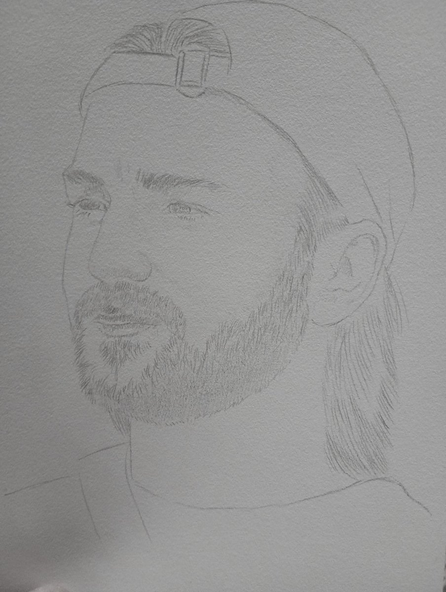 quentinportrait's tweet photo. Mon chat m'a abîmé ce dessin de @coach_grimz 
Donc petite question est ce que je le refais ou je dessine cette photo mais avec le maillot Havok 
#havok #Fortnite https://t.co/96tikU4Ew2