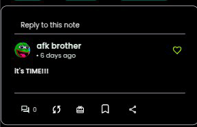 Tipping on Nostr just became easier thanks to AFK

AFK is making Bitcoin payments seamless.

Now, you can tip posts on Nostr directly from <a href="/Starknet/">Starknet (BTCFi arc) 🥷</a>  — no intermediaries, no friction.

How it works:
• Click the 🎁 gift icon
• Enter a Lightning invoice or LNURL (LUD-16
