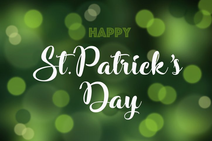 For those who celebrate, may you have a lucky 🍀 day! 💚