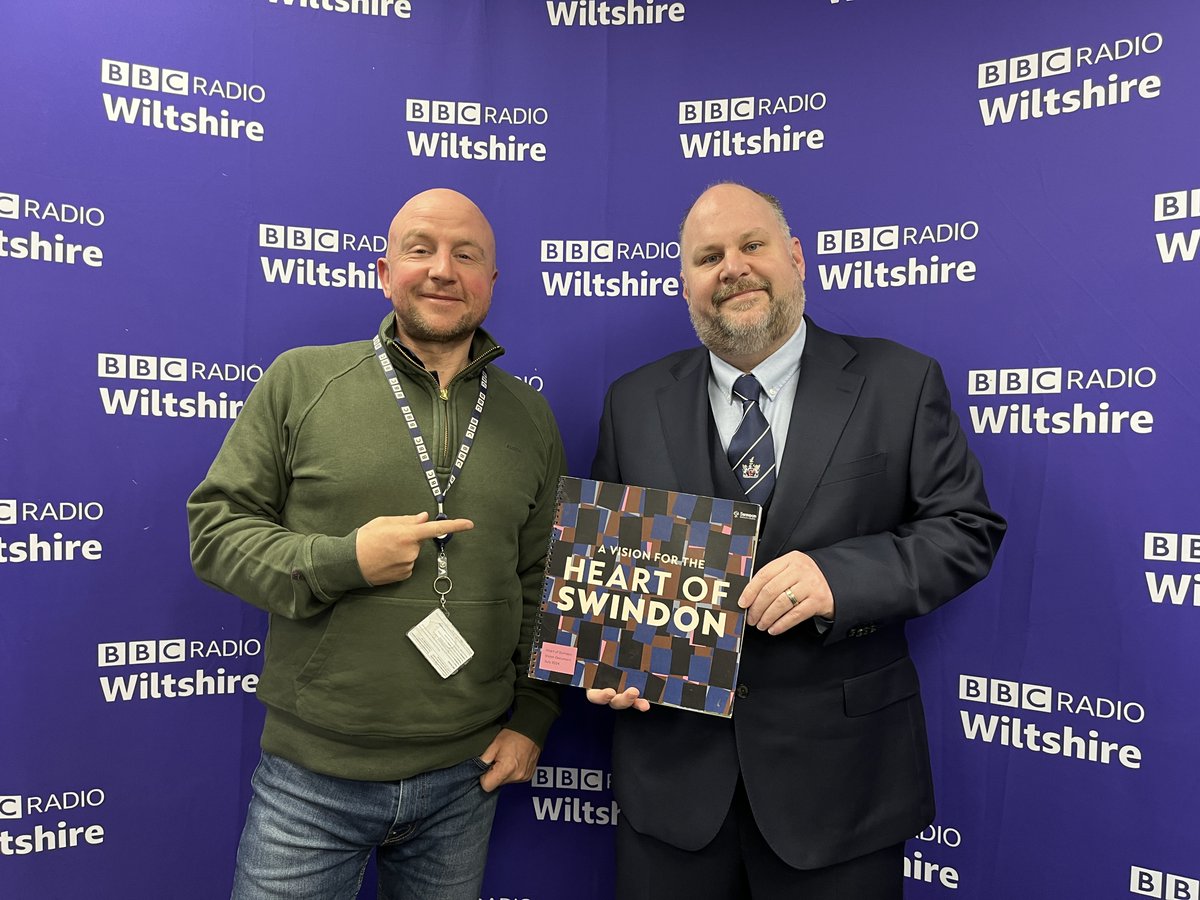 Swindon Borough Council (@swindoncouncil) on Twitter photo Council Leader, Councillor Jim Robbins, was interviewed by <a href="/BBCWiltshire/">BBC Wiltshire</a>’s <a href="/yourbenpraters/">Ben Prater</a> (pictured) this morning ahead of a major investment summit in London.
Cllr Robbins will visit Downing Street this afternoon to share the Council’s ‘Heart of Swindon’ vision which has been Council Leader, Councillor Jim Robbins, was interviewed by <a href="/BBCWiltshire/">BBC Wiltshire</a>’s <a href="/yourbenpraters/">Ben Prater</a> (pictured) this morning ahead of a major investment summit in London.
Cllr Robbins will visit Downing Street this afternoon to share the Council’s ‘Heart of Swindon’ vision which has been