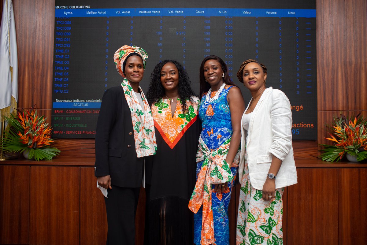 À l’occasion de #RingTheBell, une initiative de la Bourse Régionale des Valeurs Mobilières de l’UEMOA célébrant la Journée Internationale des Droits des Femmes, notre filiale FIN’Elle a participé aux échanges aux côtés d’expertes du secteur financier.

Mme Yénita BAMBA,