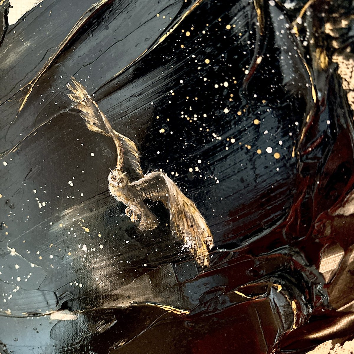 Haru様オーダー　テクスチャーアート Flow - sky beige -・テクスチャーアート | Ikumi Yasuzaki