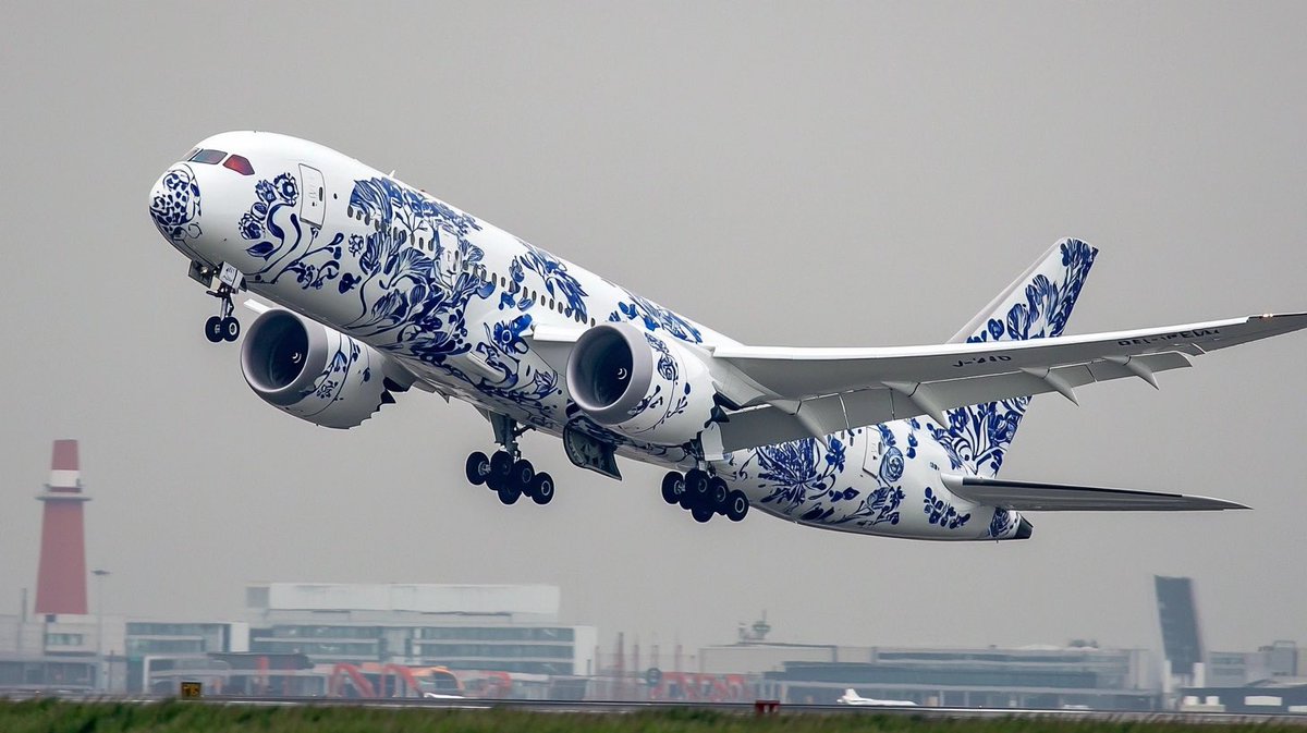 The_AImagist's tweet photo. Delft Blue is a very famous #typicaldutch art style. It is one of the many typical Dutch things (next to tulips🌷, famous painters🎨👨🏻🎨, bicycles 🚲 windmills, canals, cheese🧀, old architecture, fries 🍟with lots of mayonnaise😋)
Can I challenge you to decorate whatever?🖌️ https://t.co/Xbet6Eapf3