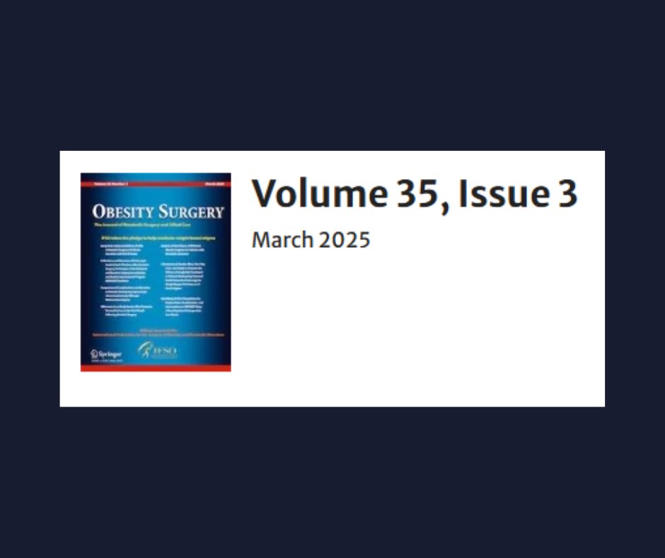 IfsoSecretariat's tweet photo. MARCH issue of @JournalObesity is out!!
2 #RCT 7 #SysRev_MetaAnalysis #OPERATE_Study #INNOVATE_VSG_Study #PSPOSO_Checklist #Semaglutide #GLP_1 #EndoBariatrics #Weight_Bias #Outpatient_SADI #MASLD #Multi_Media & much more!!
https://t.co/FZiiXabJtq https://t.co/huzLg4o1kD