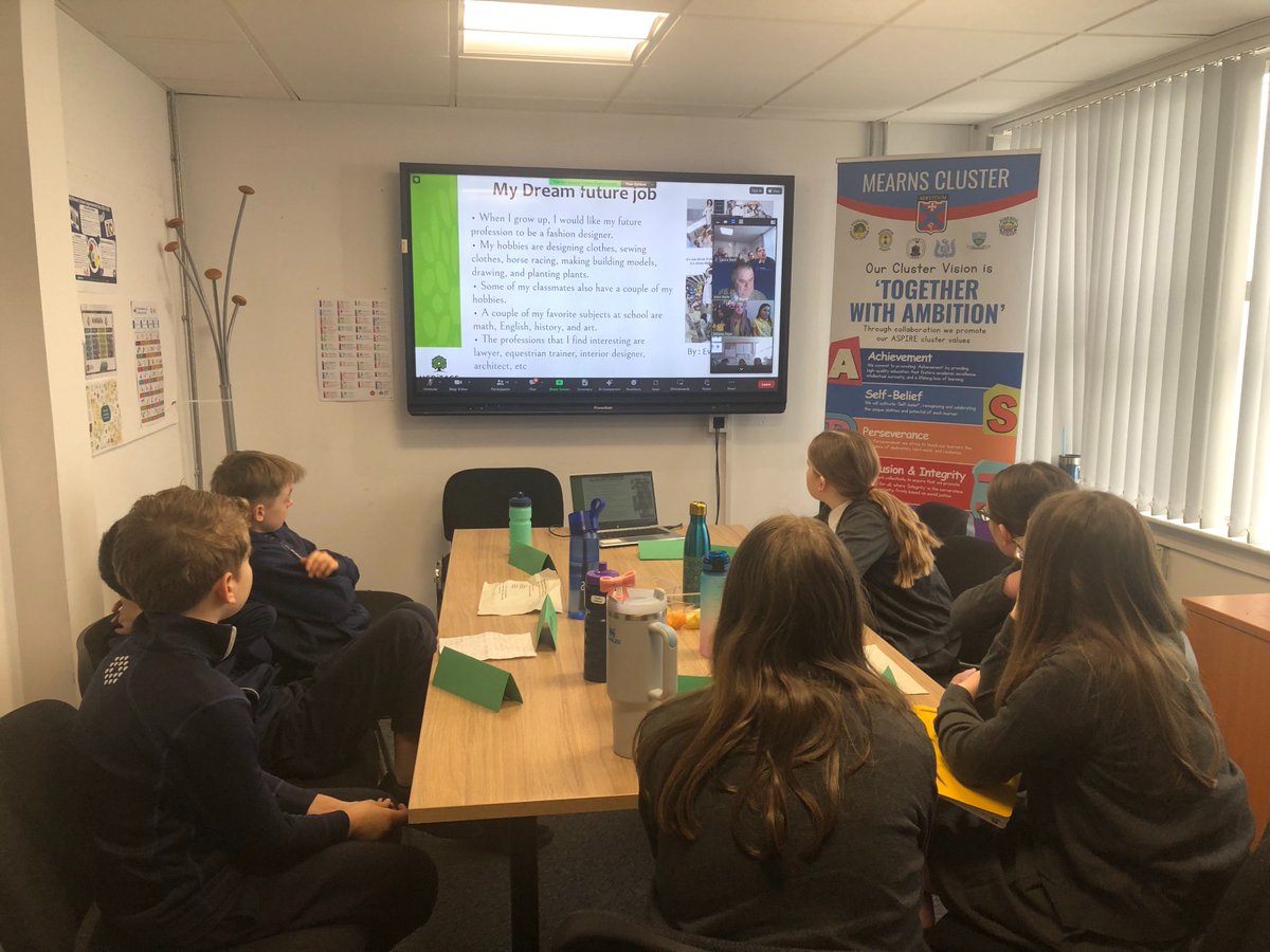 Kirkhill Primary School (@kirkhillps) on Twitter photo On 12th March, 7 of our P6 pupils represented Kirkhill in the <a href="/GSchoolAlliance/">Global School Alliance</a> Primary Pupil Council. The pupils were joined online with pupils from India, Moldova, Northern Ireland, England and Vietnam. They confidently discussed jobs of the future. #proudkps On 12th March, 7 of our P6 pupils represented Kirkhill in the <a href="/GSchoolAlliance/">Global School Alliance</a> Primary Pupil Council. The pupils were joined online with pupils from India, Moldova, Northern Ireland, England and Vietnam. They confidently discussed jobs of the future. #proudkps