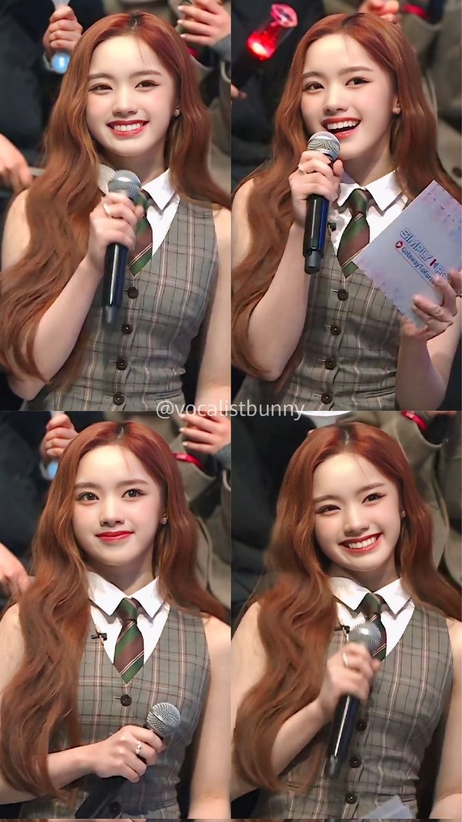 Let me breath,Eli. Godness you're so freaking beautiful. Your hair color suits you well, bunny🐰✨

FROM VOCAL QUEEN TO MC STAR
#SimplyKpopWithElisia
#ELISIA #엘리시아
#UNIS #유니스 <a href="/UNIS_offcl/">UNIS</a>