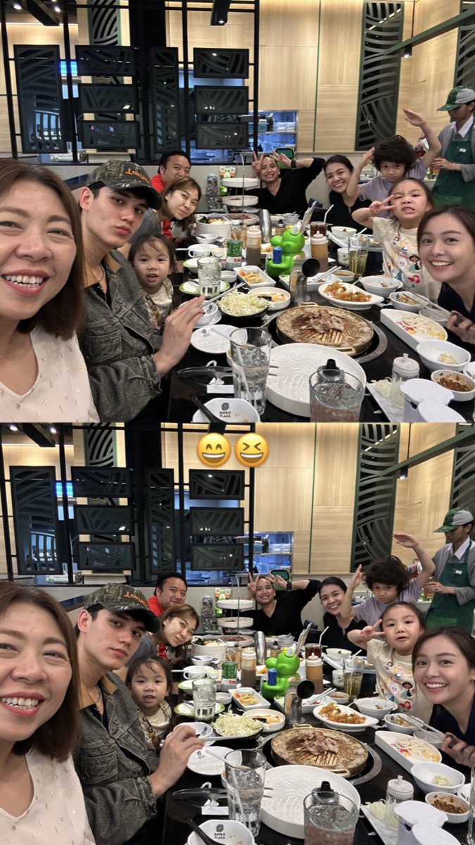 ต้องเปลี่ยนเป็นกินข้าวกันอาทิตย์ละครั้งละมั้งทีมเวิร์ค 
เราไม่ได้นั่งข้างกันเพราะคนเยอะ แต่เรานั่งตรงข้ามกันได้นะ ☺️😁🫶
#เทศน์อุ้ม