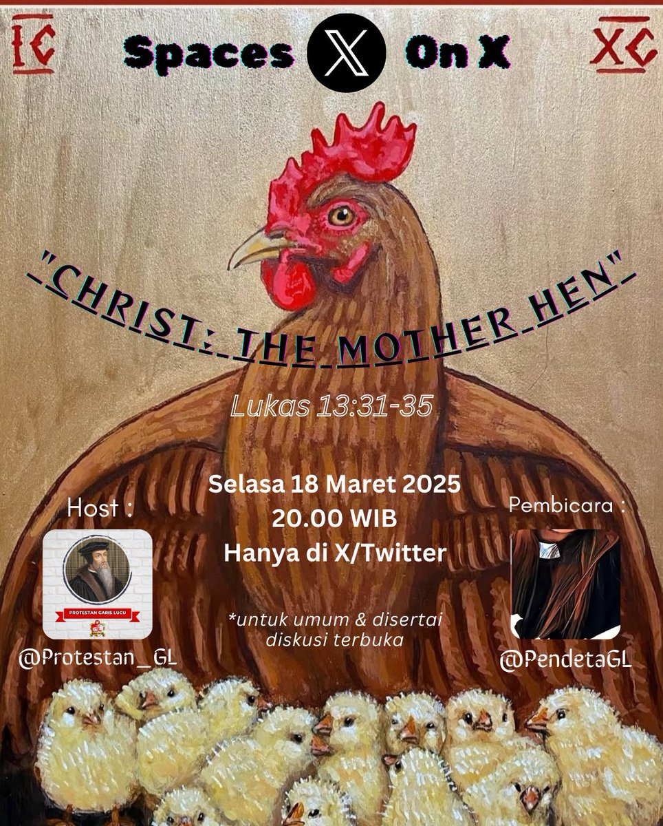 ❗️WE ARE BACK ❗️

Syalom, my brother &amp; sister in Christ!

Bagaimana sikap kita sbg orang percaya, menanggapi isu-isu panas yang terjadi di Indonesia akhir² ini? What should we do!?

Nantikan pendalaman Alkitab &amp; diskusi terbuka kita besok di Spaces! 🙌🏻 

Save the date GBU 🥰🫶🏻