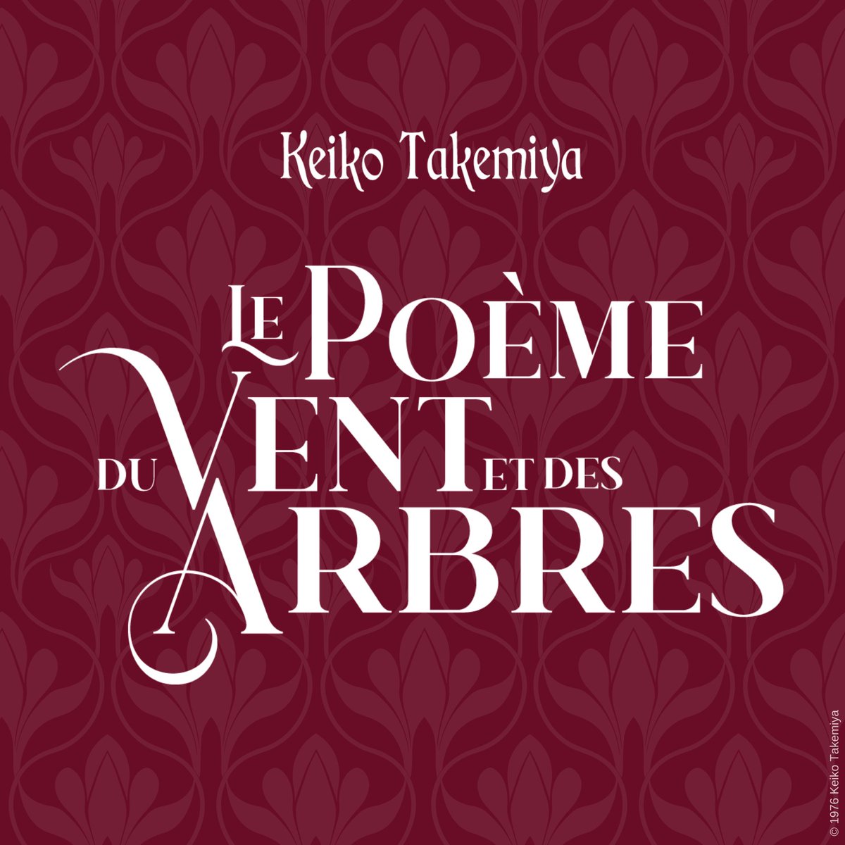 Au lendemain de la Foire du Livre de Bruxelles durant laquelle Keiko Takemiya était à l’honneur, nous avons reçu les validations de la couverture des deux premiers volumes du manga « Le Poème du Vent et des Arbres » !

Les validations de tout ce que nous vous préparons ne sont