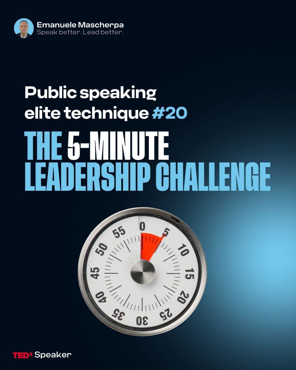 emascherpa's tweet photo. 1/ If your pitch can't fit into 5 minutes, you're not ready.

Great leaders transform complexity into clarity.

Here's why simplicity matters (and how to achieve it): 👇 https://t.co/HtGdbwXNt7
