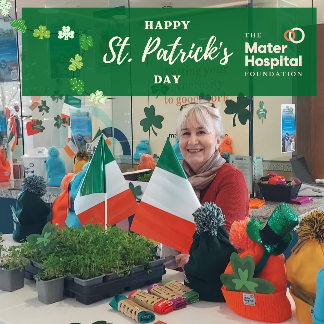 Mater Hospital Foundation (@thematerfoundat) on Twitter photo Happy St. Patrick's Day āļø! Thanks to everyone who dropped by our #Community Hub to pick up their #Shamrock and support <a href="/MaterDublin/">Mater Hospital</a> š. MĆle BuĆochas to the Horticultural Team at Mountjoy for sorting again. <a href="/MaterTrauma/">Mater Hospital Trauma</a> <a href="/MaterCancer/">Mater Hospital Advanced Cancer Care</a> <a href="/MaterHSCPs/">MMUH HSCPs</a> <a href="/IrishPrisons/">Irish Prison Service</a> #lafeilepadraig Happy St. Patrick's Day āļø! Thanks to everyone who dropped by our #Community Hub to pick up their #Shamrock and support <a href="/MaterDublin/">Mater Hospital</a> š. MĆle BuĆochas to the Horticultural Team at Mountjoy for sorting again. <a href="/MaterTrauma/">Mater Hospital Trauma</a> <a href="/MaterCancer/">Mater Hospital Advanced Cancer Care</a> <a href="/MaterHSCPs/">MMUH HSCPs</a> <a href="/IrishPrisons/">Irish Prison Service</a> #lafeilepadraig