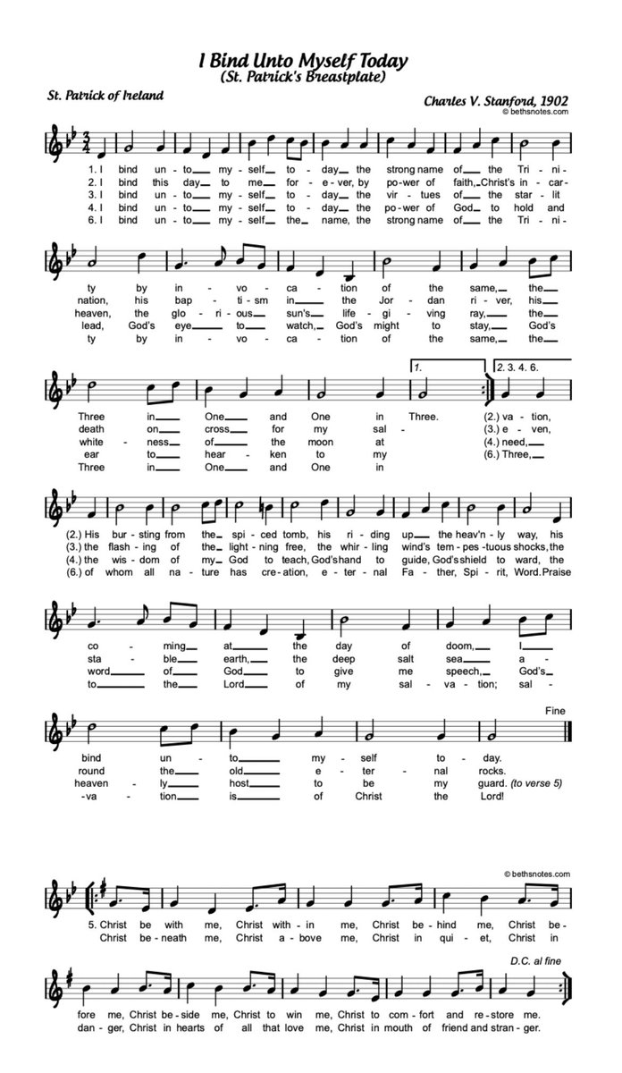 robindcole's tweet image. St. Patrick

“I bind unto myself today
the power of God to hold and lead,
his eye to watch,his might to stay,
his ear to hearken to my need;
the wisdom of my God to teach,
his hand to guide,his shield to ward,the word of God to give me speech…”