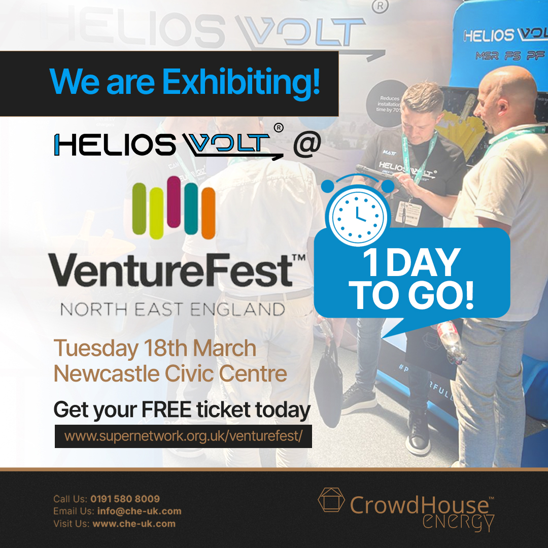 🚨 1 DAY TO GO! 🚨

Tomorrow from 8:30AM, join us to discover the immense power and benefits of solar energy!  

Get your FREE ticket now → lnkd.in/eeaERVY5

#VFNE25 #HeliosVolt #CreatingPowerfulSpaces #SolarEnergy #TechInnovation #FutureOfEnergy