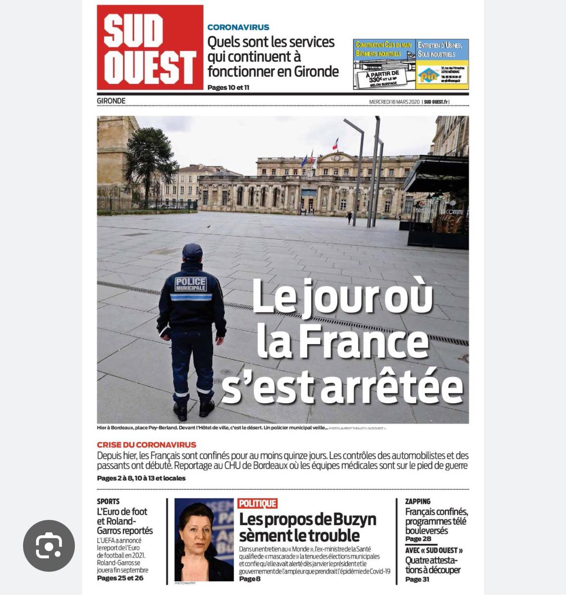 Patrick_Perez_'s tweet image. Il y a 5 ans, à 12heures, la France entrait dans une période invraisemblable qui allait durer près de 2 mois…

Pour autant, toutes les leçons ont-elles été tirées ? 

#17mars2020 #confinement #covid