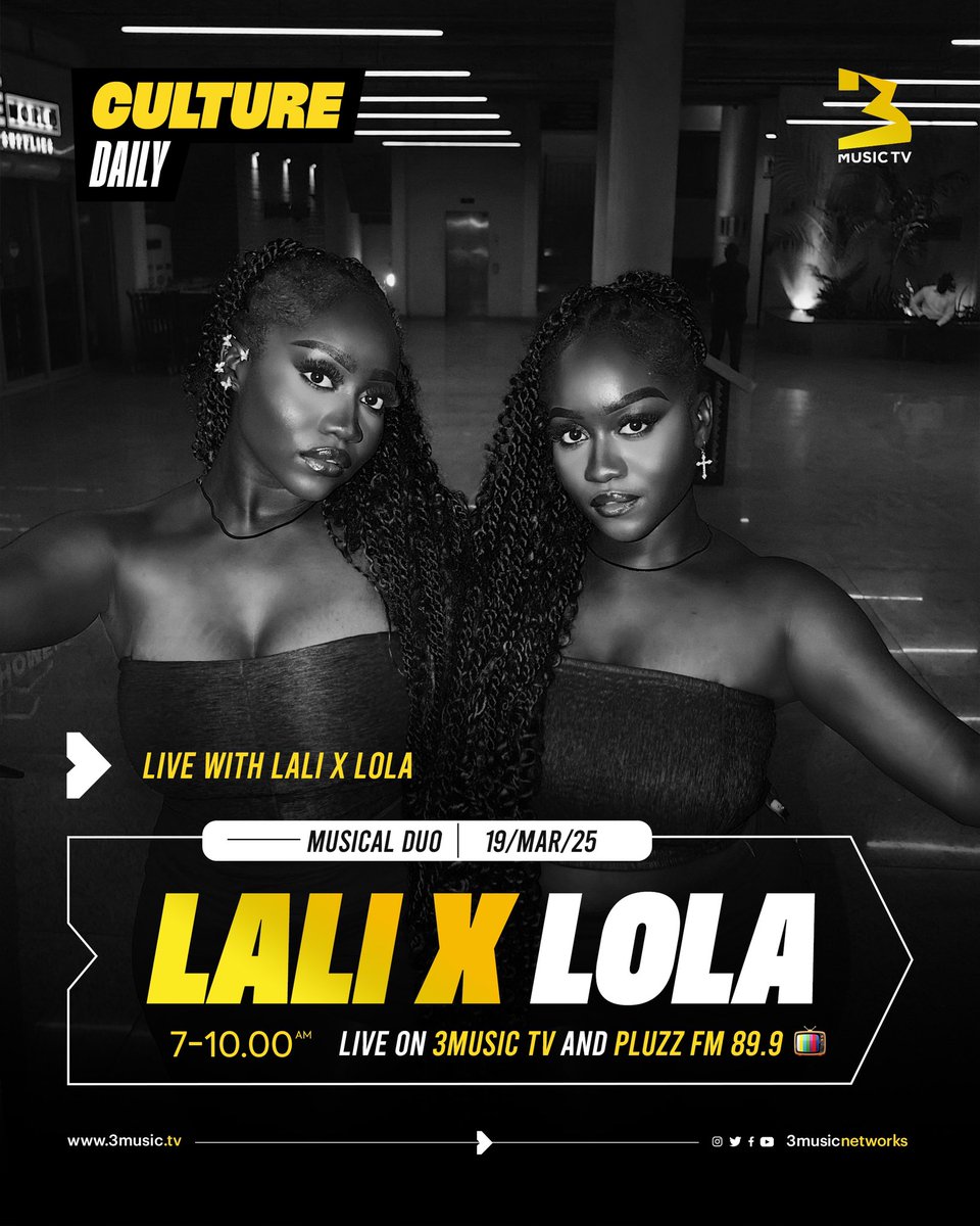 LaliXLola1's tweet photo. PEPPER DEMM energy is coming live on @3musictv this Wednesday ๐ถ๏ธ๐ฅฐ #culturedaily #pepperdemm ๐ถ๏ธ
https://t.co/ZVEX61vbFz https://t.co/M4PM3d1wBV