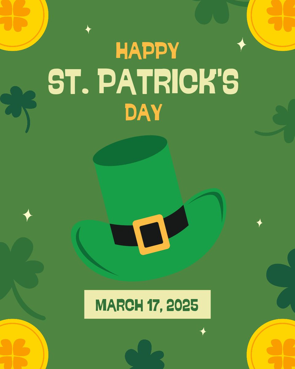 DiamondDaiquir1's tweet photo. 🍀 Happy St. Patrick’s Day from Diamond Daiquiris! 🍀

May your day be filled with luck, laughter, and Louisiana-style daiquiris! Stop by and celebrate with a festive sip—because every great St. Paddy’s Day deserves a little extra flavor!

#LuckySips #DiamondDaiquiris https://t.co/p6l7bMvONq