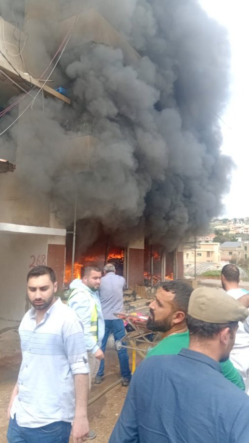 BabakTaghvaee1's tweet photo. #Breaking: The #Israel Air Force eliminated another senior member of #Hezbollah terrorist organization in the southern #Lebanon. A vehicle in use of the terrorist in question was targeted by means of a Nimrud missile launched by a Hermes-450 armed drone at #Yahmor. https://t.co/ku1eFOtB1Y