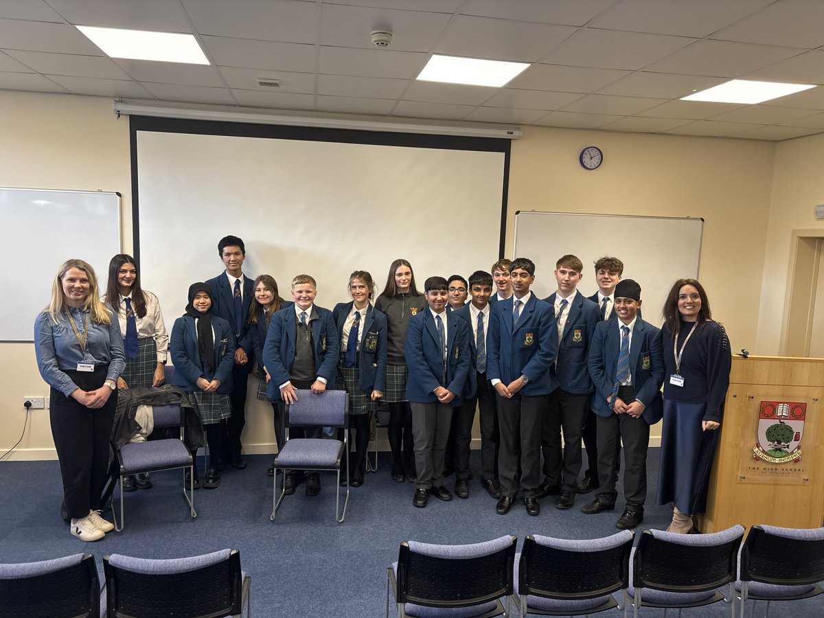 HSofG's tweet photo. ⚖ A huge thank you to FP, Lindsay Ogilvie, and current parent, Simran Panesar-Saggu, for joining us on Friday for the latest Careers Spotlight event!
🙌Our pupils enjoyed hearing plenty of interesting insights into what a career in law could look like.
#HSOGJoyofLearning https://t.co/3rkwjSgp1X