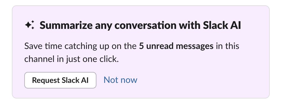 I'm deeply convinced that anyone who pays for an AI summary of FIVE work messages should immediately be replaced by AI.