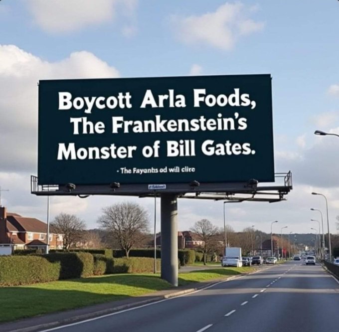 greeksinartcon1's tweet photo. @TrumpRealDaily #FREEDOMCRY #BILLGATES IS A WORLD CRIMINAL. HE #VACCINATES LIVE STOCK WITH POISONOUS #VACCINES AND IN EFFECT HE POISONS US ALL WITH ANIMALS PRODUCTS... THIS EVIL CRIMINAL MUST BE STOPPED #MR #KENNEDY!!! https://t.co/W0ne93vIs4