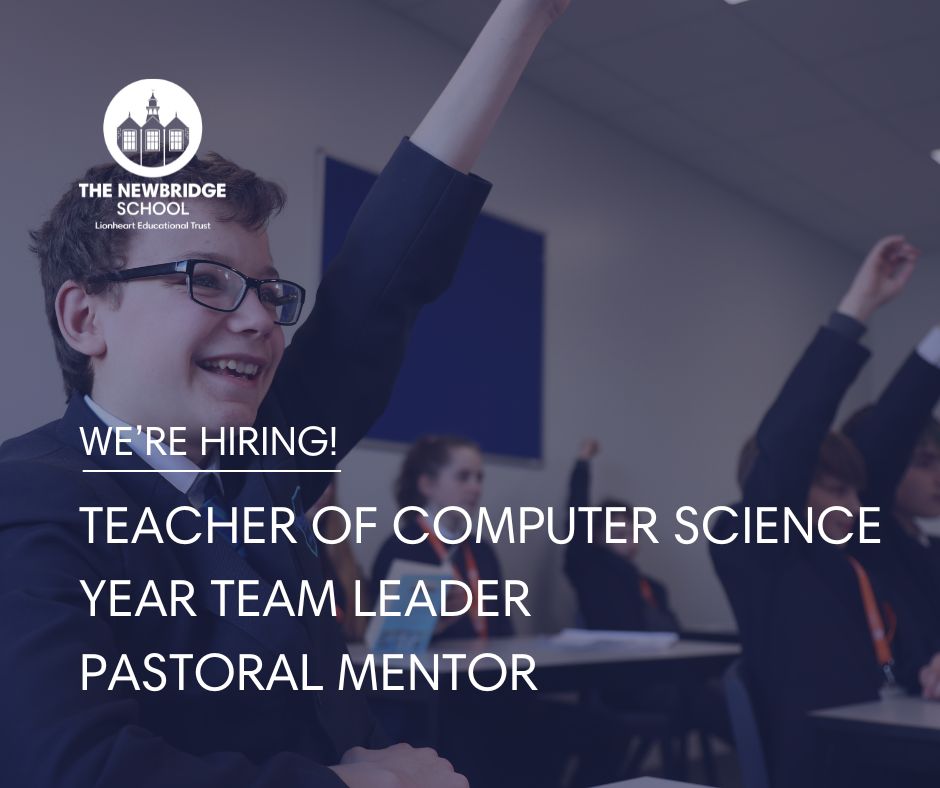 ✨We have a number of exciting and rewarding vacancies currently available at our school.

🏫If you're passionate about education and are driven to make a difference, why not have a look?👇

eteach.com/careers/newbri…