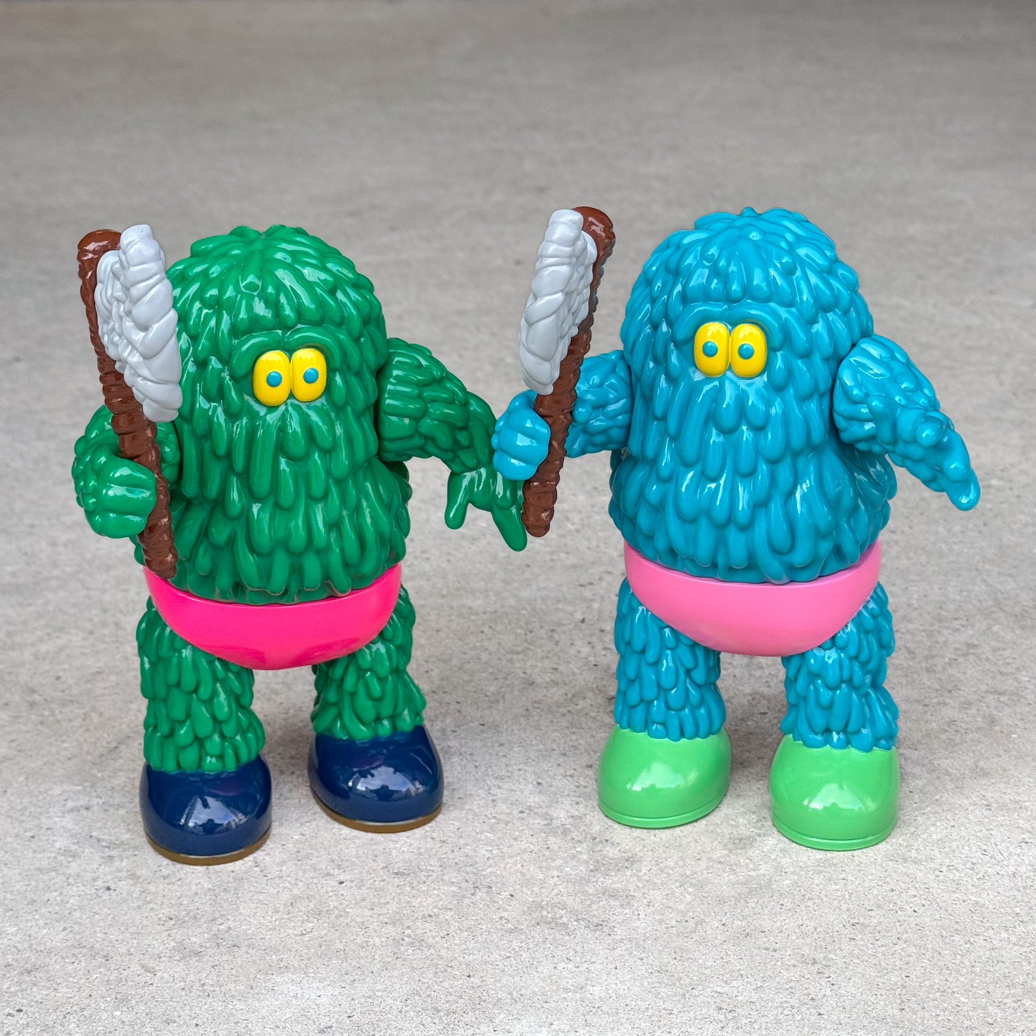 フジサキタクマ マスターグレードピンクパンツ フロッキー ソフビ 新品未使用品☆フジサキタクマ ソフビ マスターグレードピンク