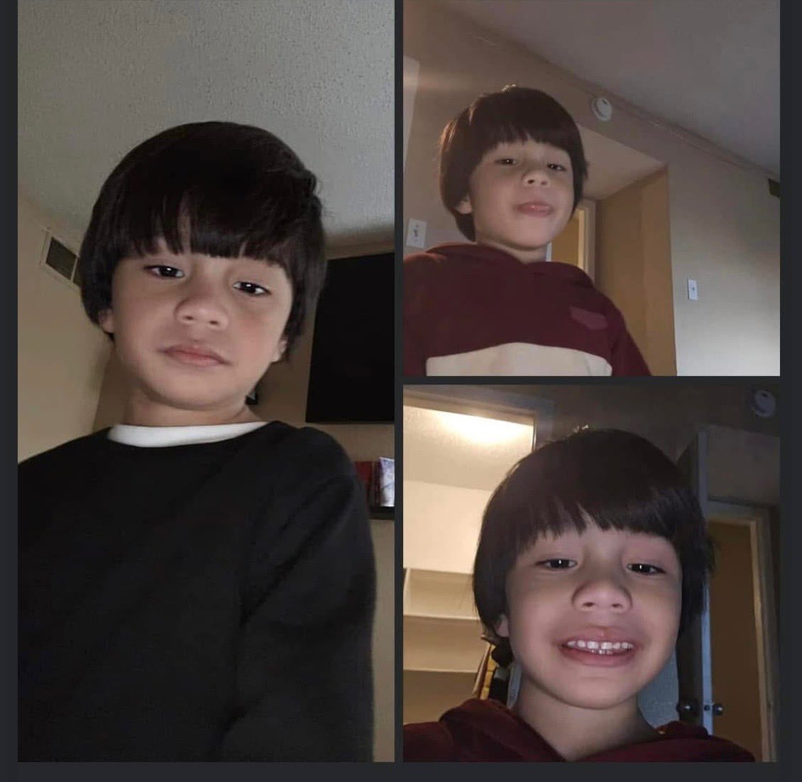The Grand Prairie Police Department is currently searching for an endangered missing child from the 2400 block of W. Pioneer Parkway.

Santiago Aburto Gonzalez, 5 years of age, is believed to have walked out of his residence at the Ashton Park Apartment Homes on Sunday evening