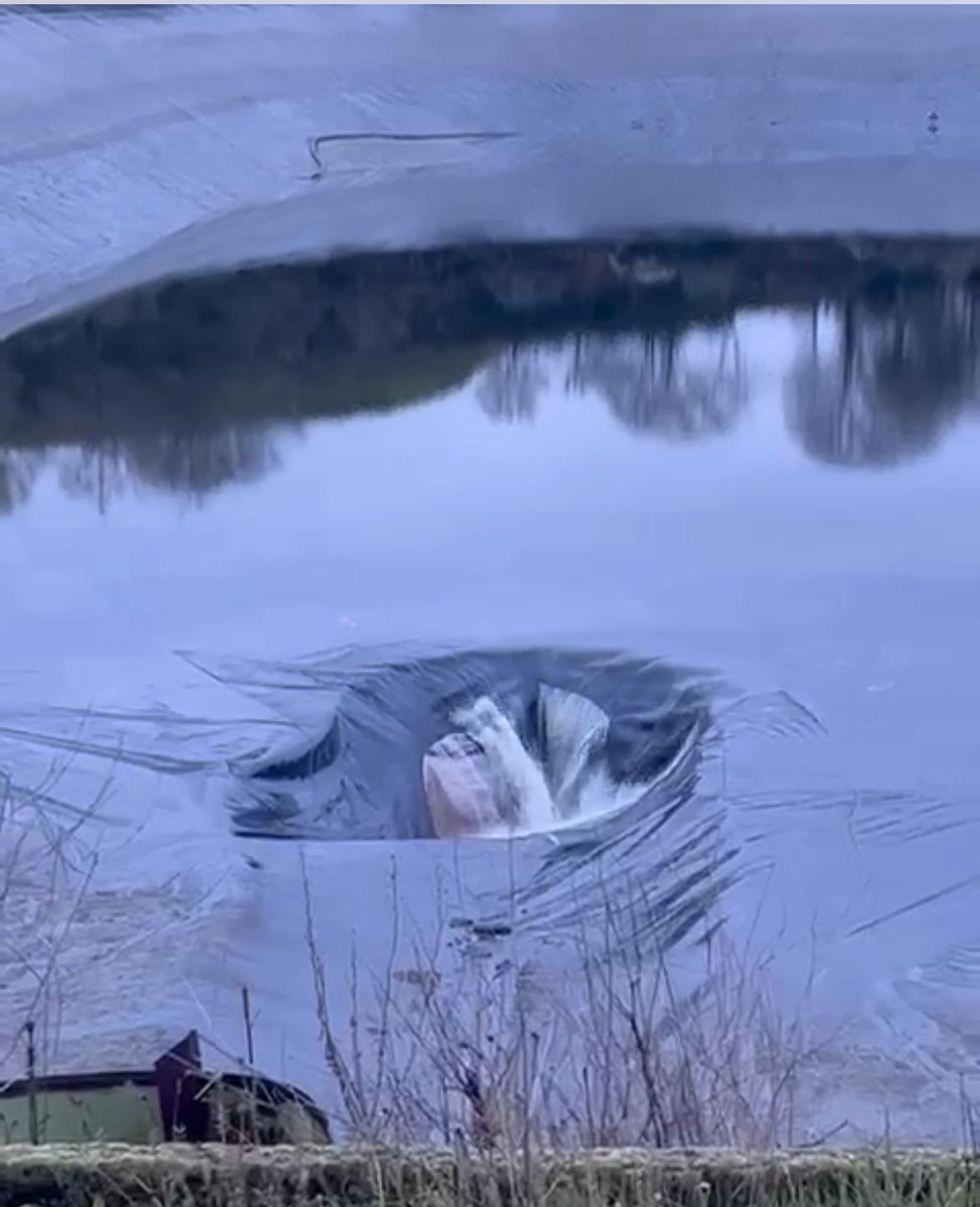‼️‼️ En relación a la incidencia en Jarandilla de la Vera, la salida del agua se habría debido a la rotura de la balsa, no tanto a un desbordamiento propiamente dicho. En esta imagen se aprecia la rotura.
