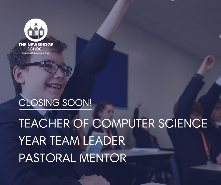 🚨✨We have a number of exciting and rewarding vacancies at our school that are closing soon!

🏫If you're passionate about education and are driven to make a difference, then make sure you apply now!👇

eteach.com/careers/newbri…